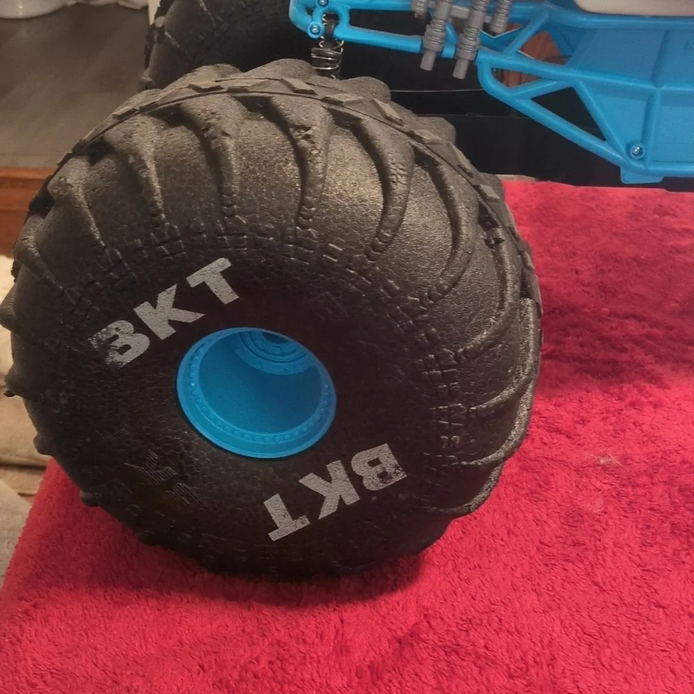 Monster Truck Toy with Blue and White Design - Picture 2 of 6